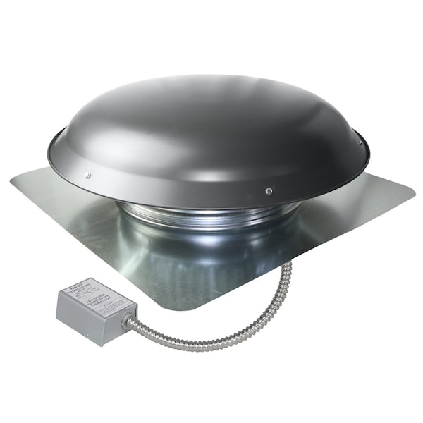 Maxx Air 4000 Series 1,600 CFM Roof Mount Power Attic Ventilator in Weathered Gray CX4000AMWGUPS - main